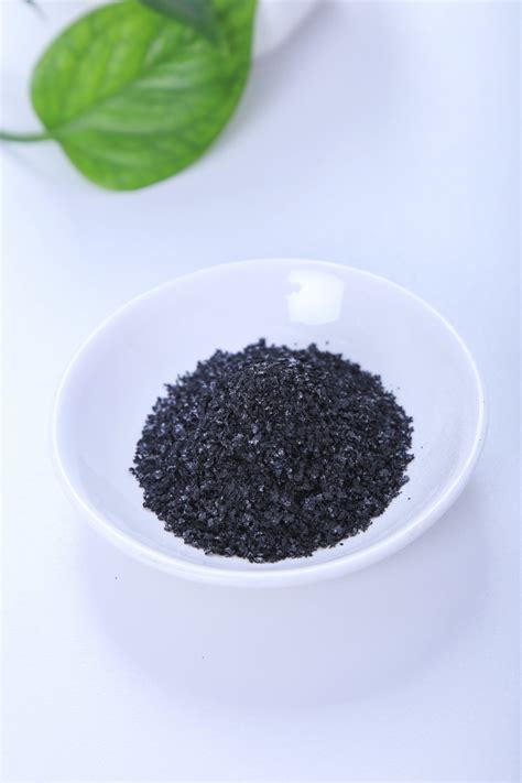 Potassium Humate Flakes Shiny 100 Water Solubility Fertilizer Super