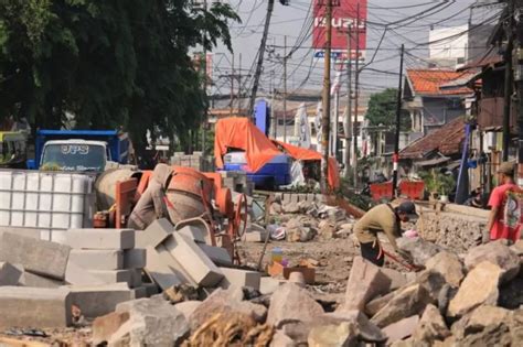 Progres Pengerjaan Pelebaran Simpang Tiga Bangah Memuaskan Radar Sidoarjo