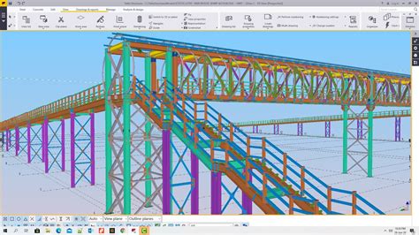 Mega Structure Footbridge Tekla Structures YouTube