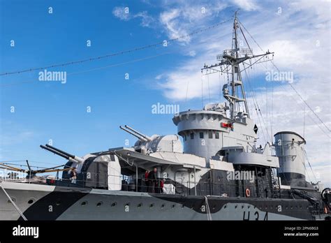 ORP Błyskawica Lightning in Port of Gdynia Poland Grom class