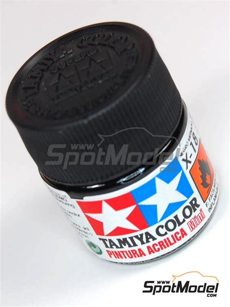 Tamiya Acrylic Paint Semi Gloss Black X X Ml Ref X