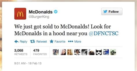 We Just Got Sold To Mcdonalds Hackers Tweet From Burger King Account