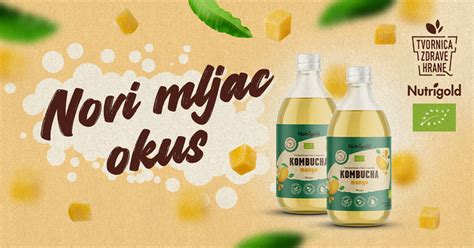 Nutrigold Kombucha Mango Organska Ml Tvornica Zdrave Hrane