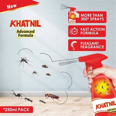 Khatnil Insect Killer Spray Kills Mosquitoes House Flies