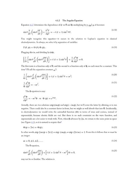 The Angular Equation - Lecture on chapter 4 notes. - PH 3410 - Studocu