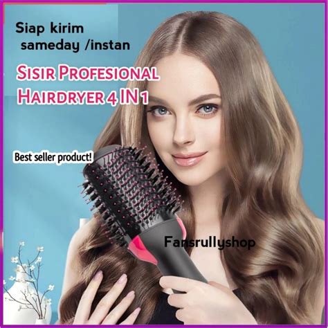 Jual Sisir Blow Elektrik Hair Dryer Sisir Sisir Pengering Pelurus