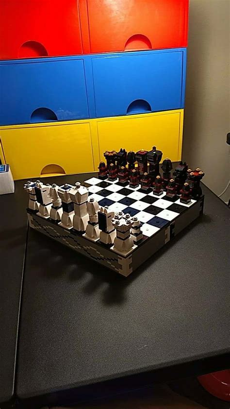 Just finished my Lego Chess Set! : lego