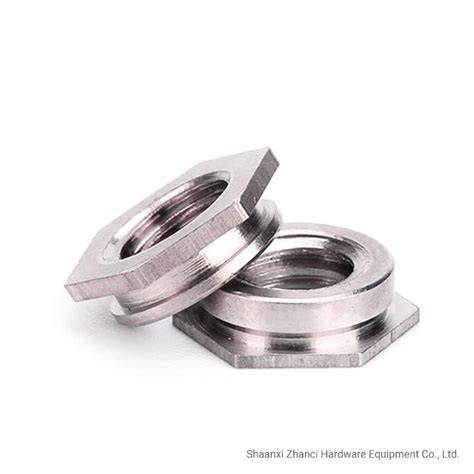 Stainless Steel Hex Head M5 F Type Self Clinching Flush Nuts For Thin