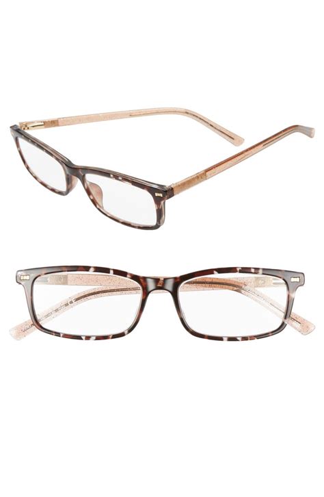 kate spade new york jodie 50mm rectangular reading glasses | Nordstrom