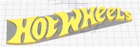 Hot Wheels Logo STL File For Cults