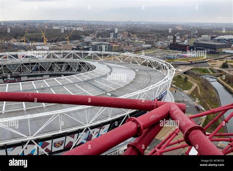 Aerial View Of The London Stadium Queen Elizabeth Park London Uk