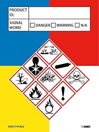 Ghs Secondary Container Labels Picto Images Hmis Off