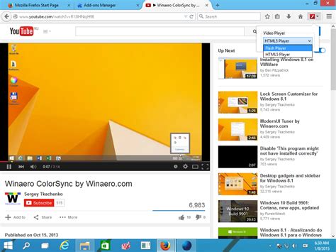 Switch Youtube To Flash Player In Firefox