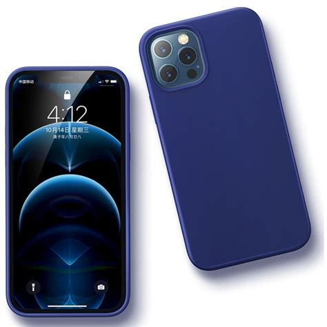 Buy Ugreen Silky Silicone Protective Case Navy Blue For iPhone 12 Pro Max Online in UAE | Sharaf DG