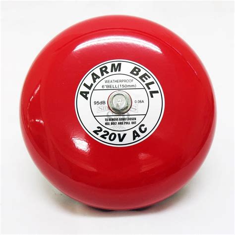 Ac V Mm Inch Weather Proof Fire Alarm Round Shape Electric