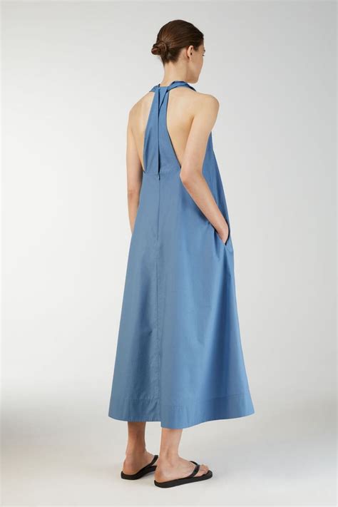 Halter Dress Blue ARKET Dress Halter Dress Airy Dress