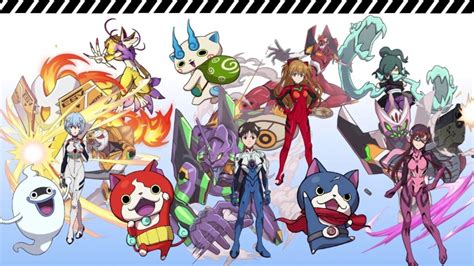 Yo Kai Watch Puni Puni Evangelion Event Announced Siliconera