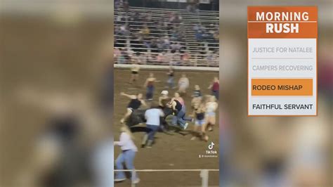 TikTok video captures bull knocking over several women at Johnson ...