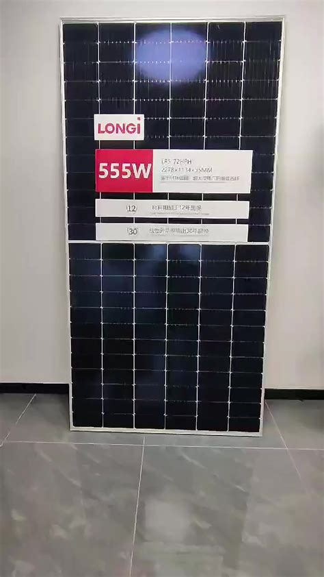 Longi Hi Mo M W W Solar Panel Bb Bb Half Cut Solar Panel W