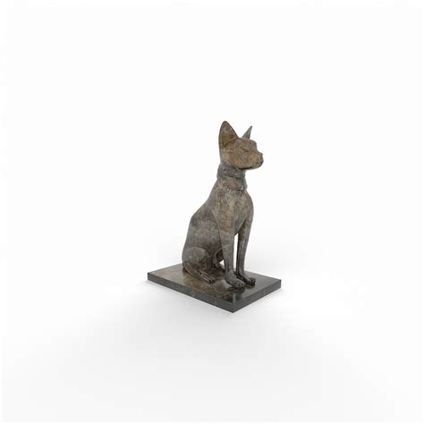 3d decorative dog sculpture model