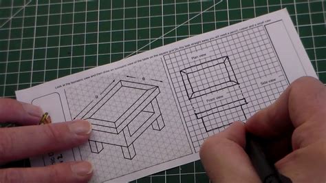 Orthographic Drawing Do It Now 2 Small Table YouTube