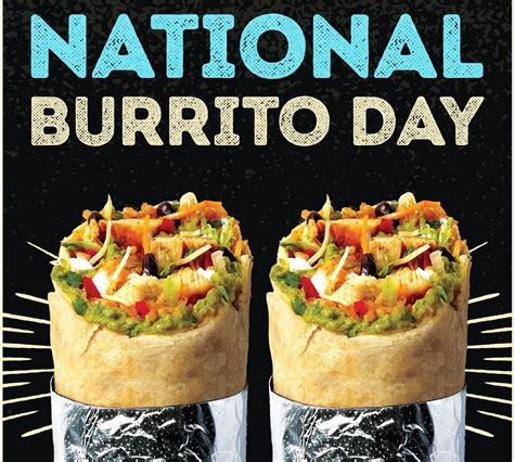 National Burrito Day How To Get Free Food Deals And Delivery On