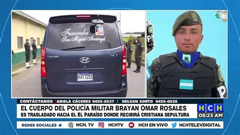 Dolor y consternación Dan último adiós a policía militar caído en el