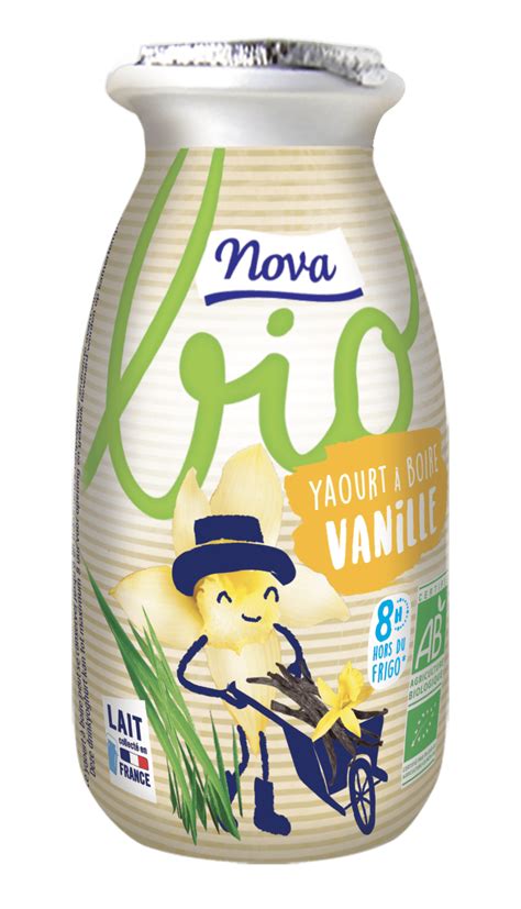 YAOURT À BOIRE À LA VANILLE BIO 100g Andros FoodService