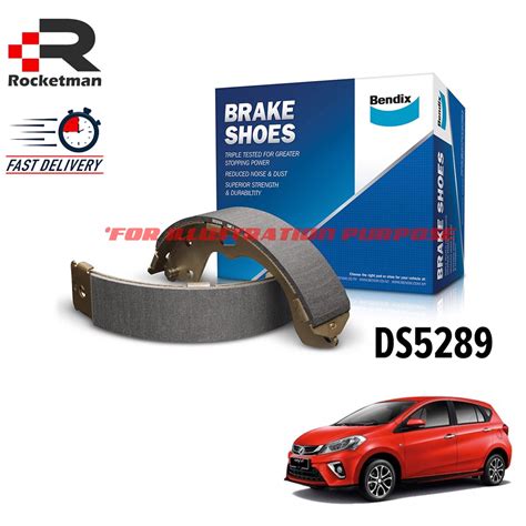 Bendix Rear Brake Shoe Perodua Myvi 2018 Ds5289 Shopee Malaysia