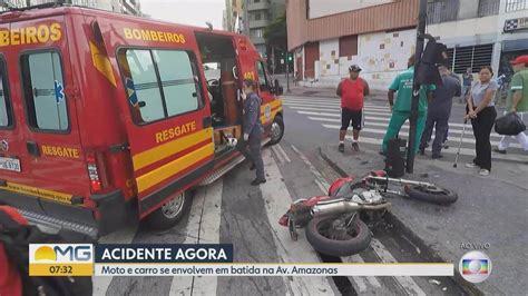 Duas Pessoas Ficam Feridas Em Acidente No Centro De Belo Horizonte