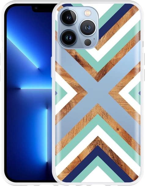 Iphone Pro Max Hoesje Wood Art Designed By Cazy Bol