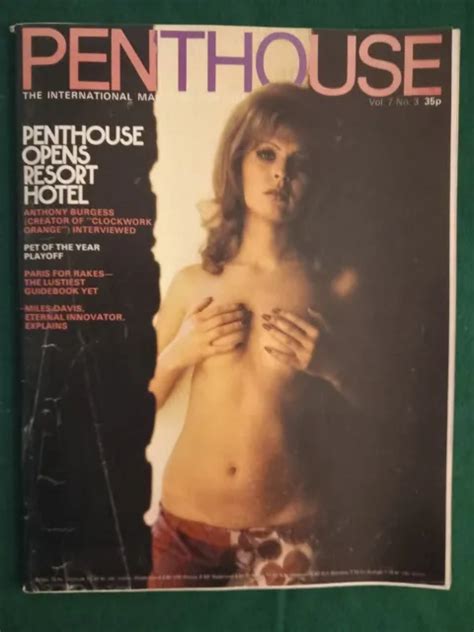 Vintage Penthouse Magazine Vol No Glamour Anniversary Issue