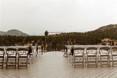 Skyview Wedding At Fall River Village Estes Park Wedding Venue