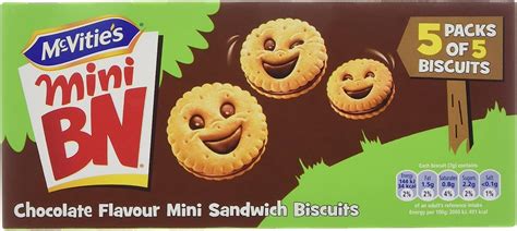 Mcvitie S Mini Bn Packs Of Biscuits G Amazon Co Uk Grocery