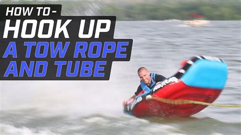 How To Hook Up A Tow Rope And Tube To Your Boat Youtube