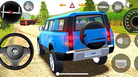 Indian Cars Simulator New Update 2023 August Land Rover Defender Car