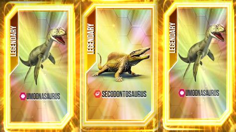 Jurassic World The Game All Dinosaurs Cards