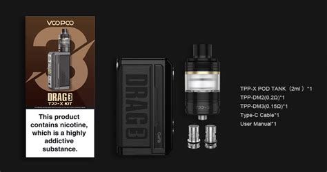 Drag 3 177W TPP X Pod Tank 2ml Voopoo All For Vapers Tu Tienda