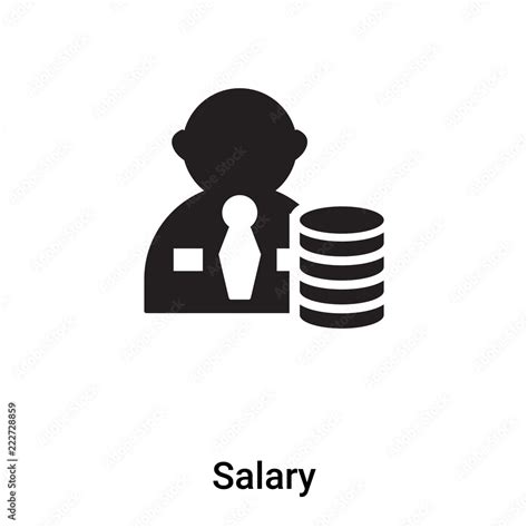 Salary icon vector isolated on white background, logo concept of Salary sign on transparent ...