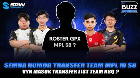 Rangkuman Rumor Transfer MPL ID Season 8 Roster GPX Yang Baru