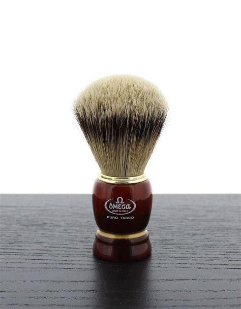 Omega 637 Silvertip Badger Shaving Brush West Coast Shaving