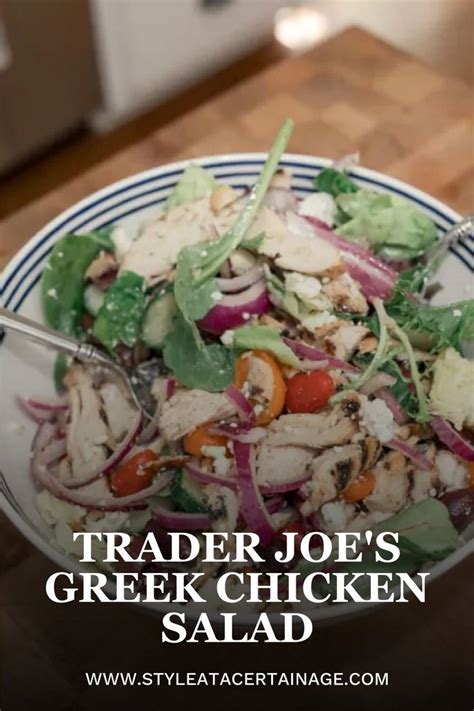 Super Delicious Trader Joes Greek Chicken Salad Rezept