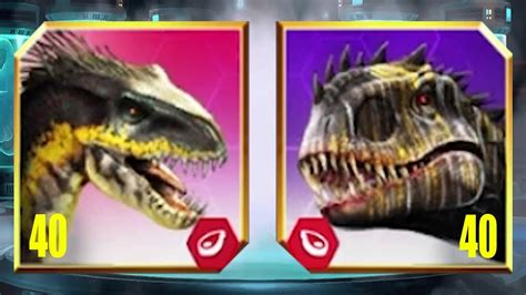 Indoraptor Vs Indominus Rex Gen Level Jurassic World The Game