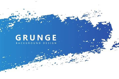 Premium Vector Blue Grunge Texture Background Vector Illustration