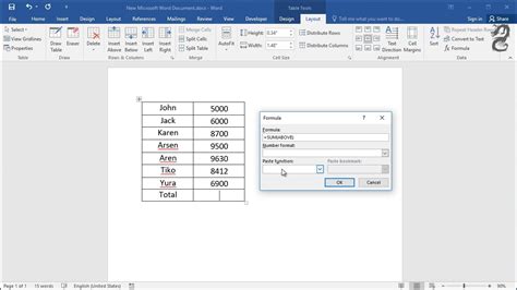 How To Add A Column In Word Table