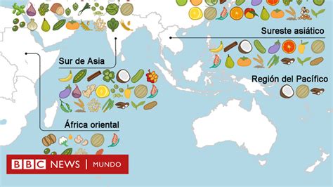 El Mapa Que Muestra El Origen De Los Alimentos Que Comemos BBC Mundo