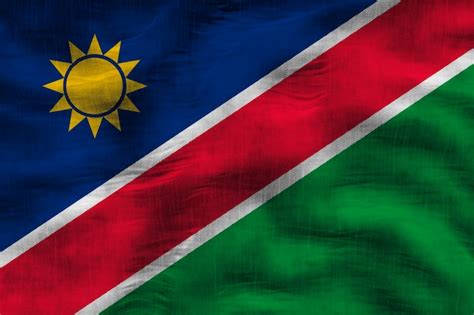 Premium Photo | National flag of namibia background with flag of namibia