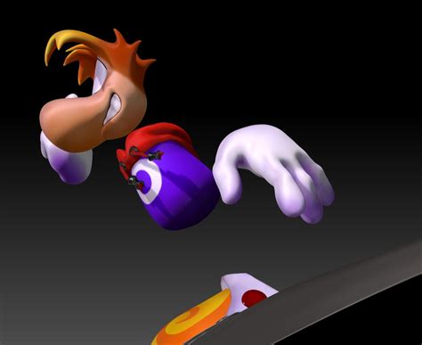 Rayman 3D Model 04 by sav8197 on DeviantArt