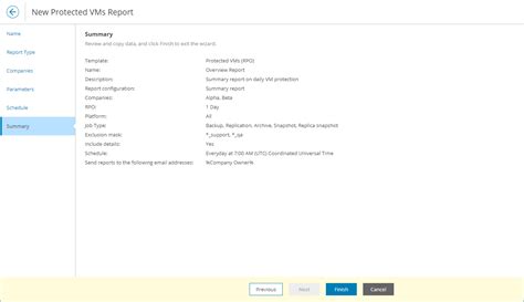 Creating Protected Vms Report Veeam Service Provider Console Guide