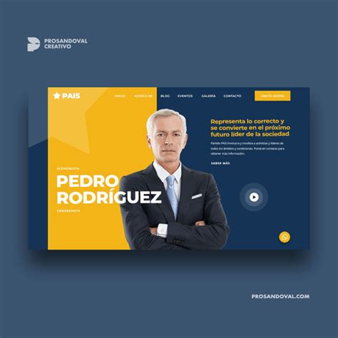 Diseño Página Web Para Diputados Prosandoval Creativo